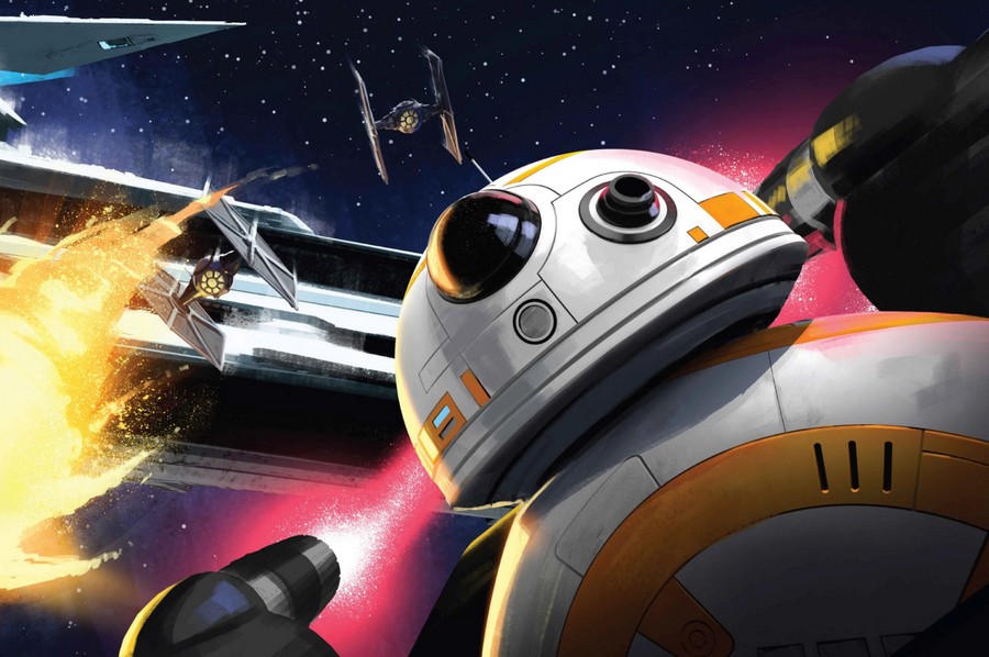 illustration BB-8 : le droïde culte de Star Wars en Lego