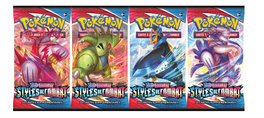 boosters pokemon  extension styles de combat