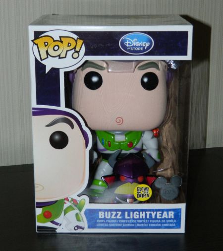 Pop Buzz Lightyear Glow In The Dark and Zurg Metallic 