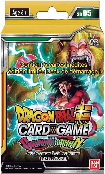 Dragon Ball Super Deck préconstruit Crimson Saiya