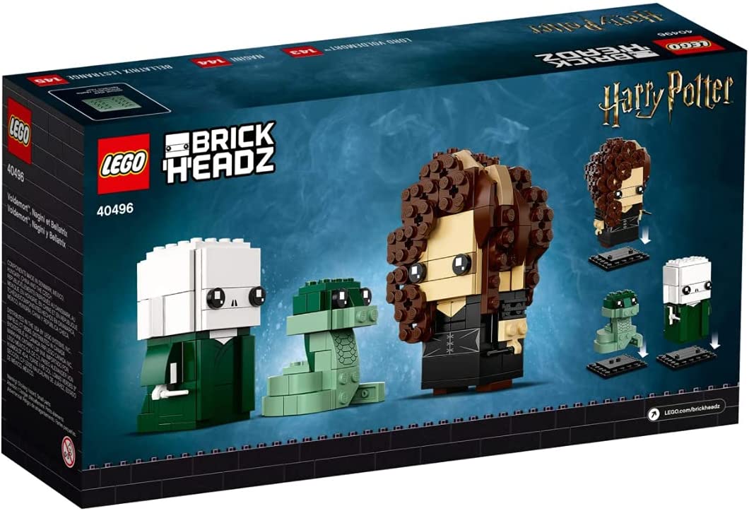 ensemble BrickHeadz Voldemort, Bellatrix et Nagini