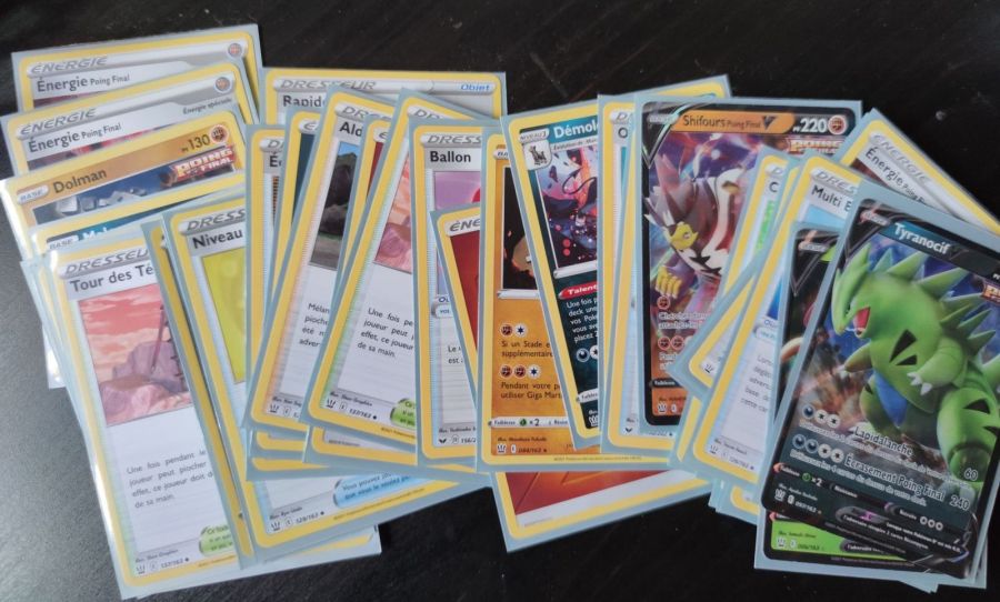 ensemble de cartes Pokémon