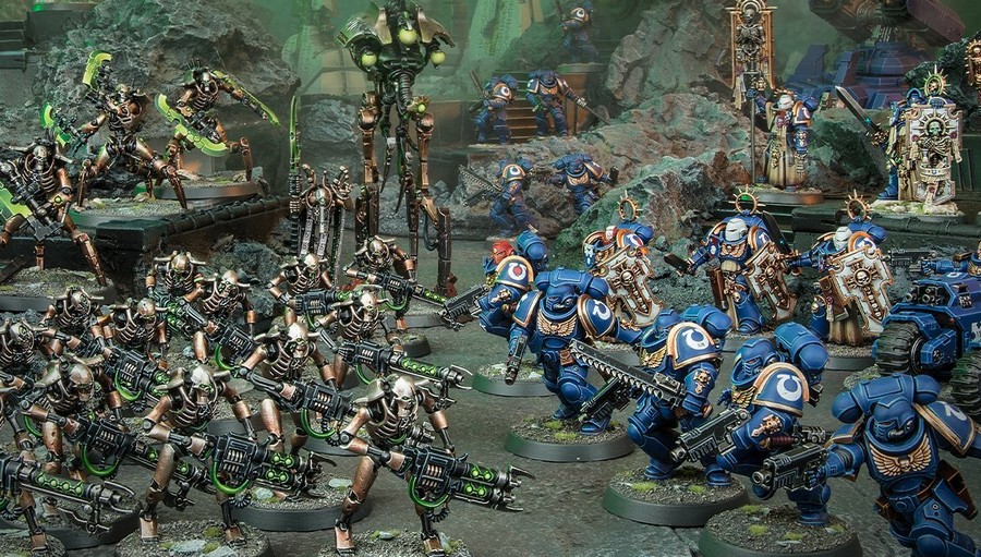 visuel d'une bataille warhammer