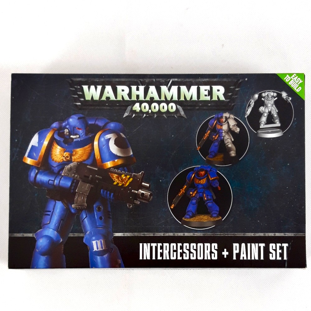 acheter Warhammer 40000 intercessors + paint set